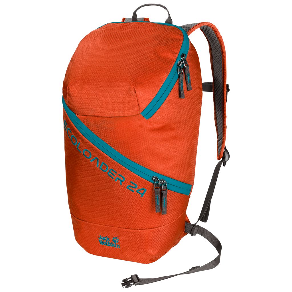 Jack Wolfskin ECOLOADER 24 Férfi Hátizsák Narancssárga - JLOFDQ-925